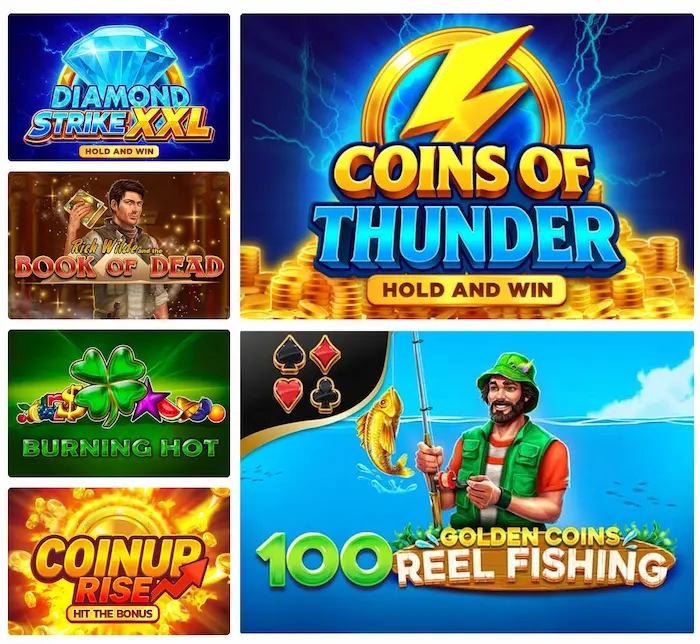 Jackpot Charm Casino Home games